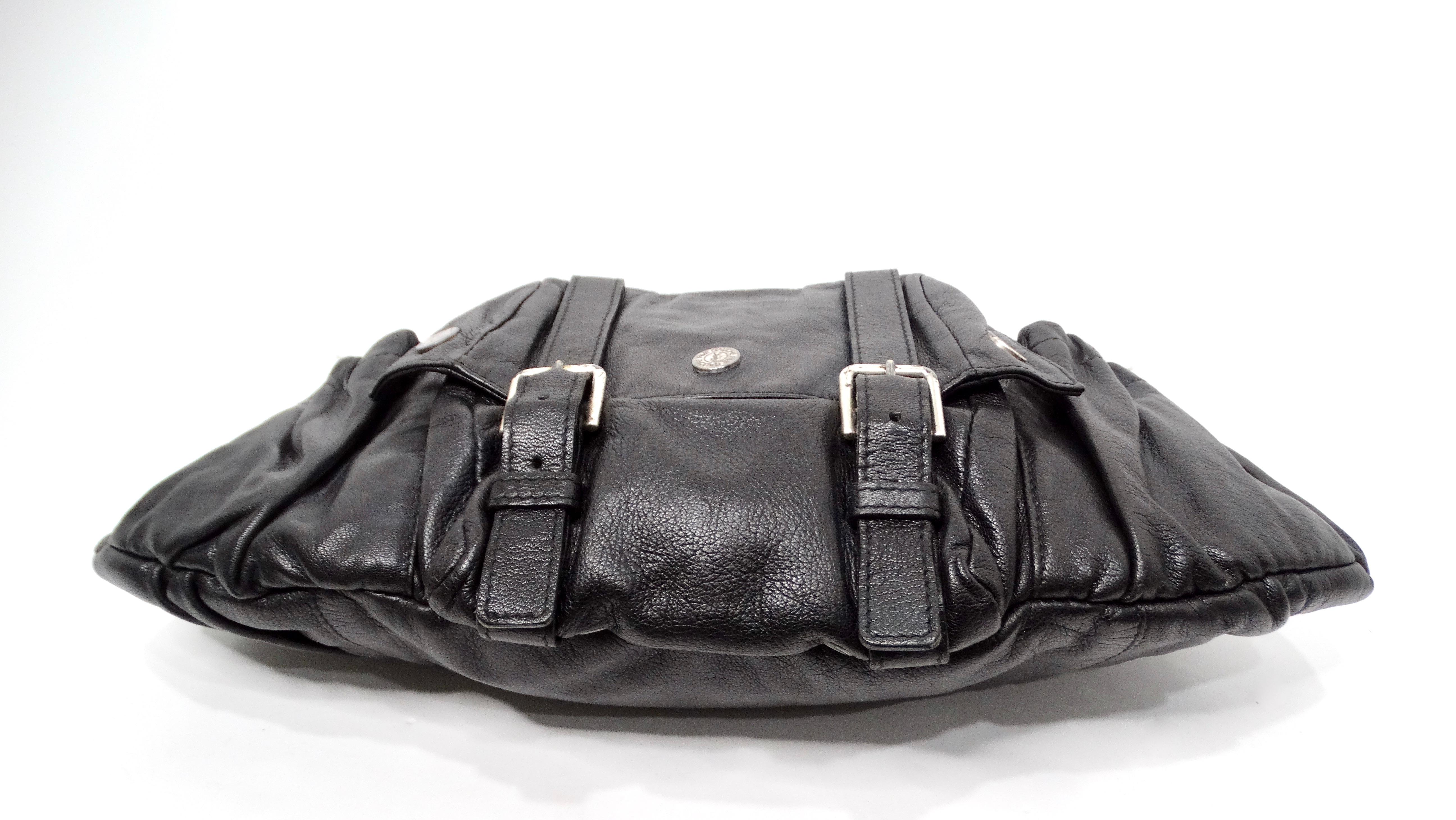 Yves Saint Laurent Borsa a tracolla in pelle nera Mala Mala Horn, circa 2 anni fa in vendita 2