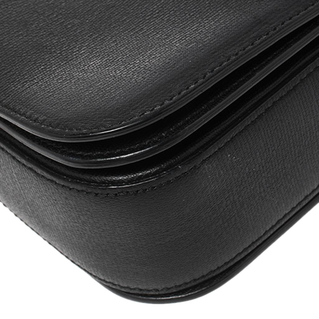 Yves Saint Laurent Black Leather Medium Chyc Flap Bag 4