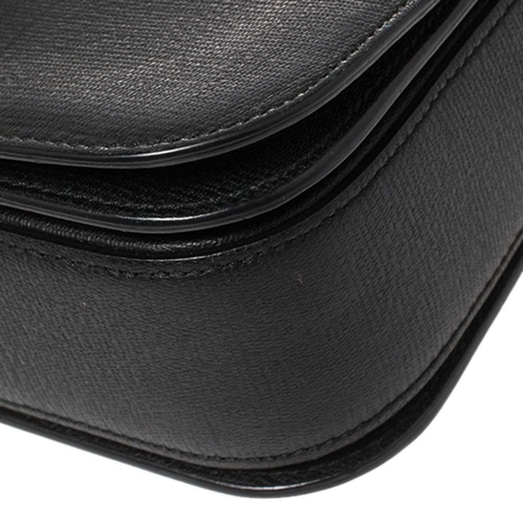 Yves Saint Laurent Black Leather Medium Chyc Flap Bag 3
