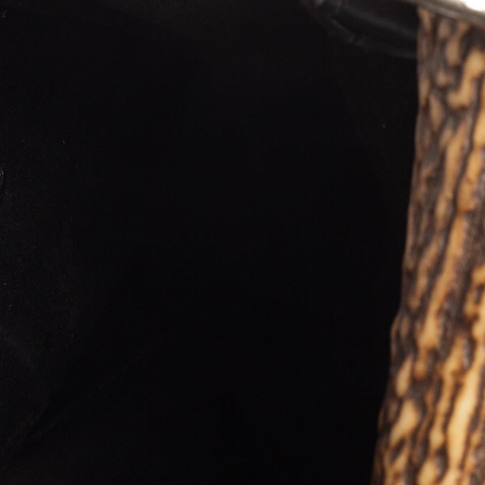 Yves Saint Laurent Black Leather Mini Mombasa Hobo 3