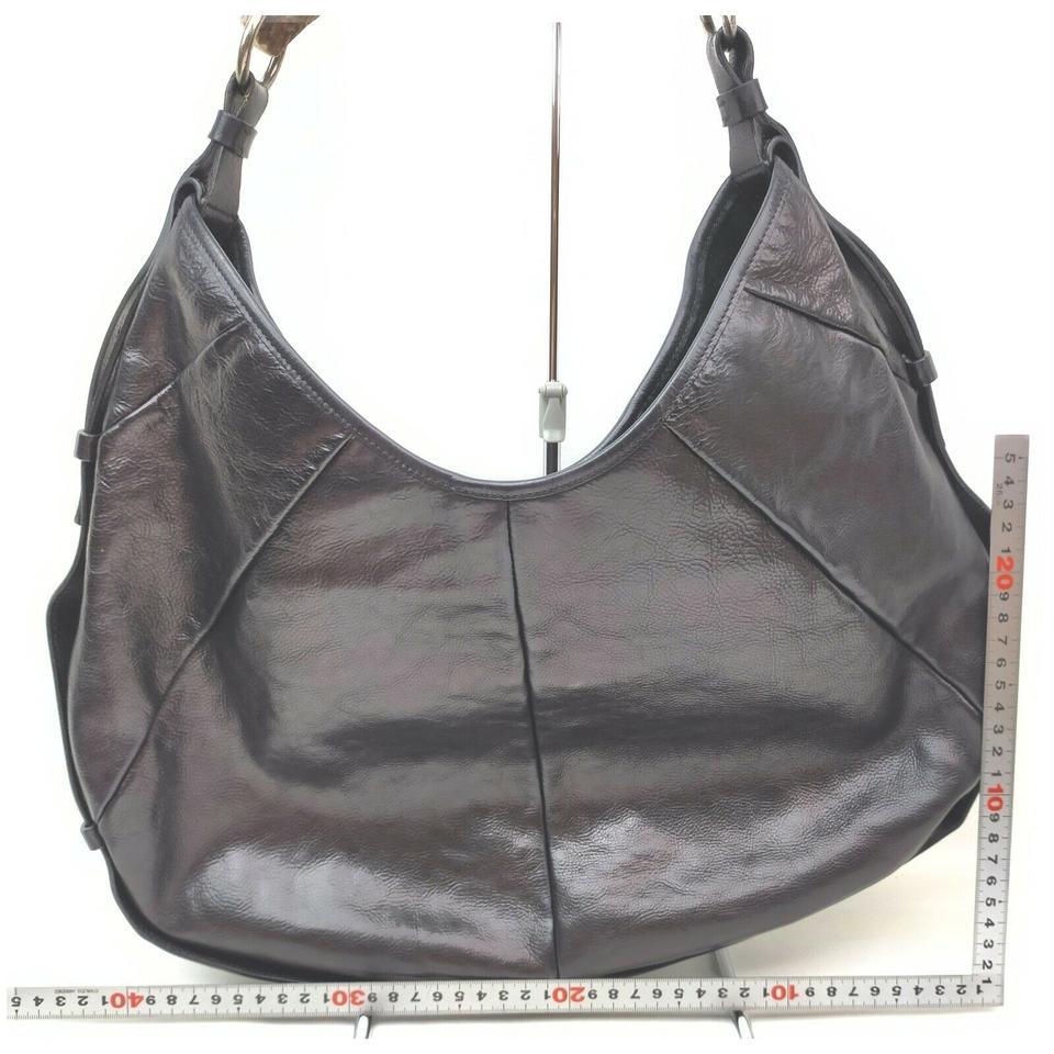 Yves Saint Laurent Black Leather Mombasa Hobo Bag  862906 2