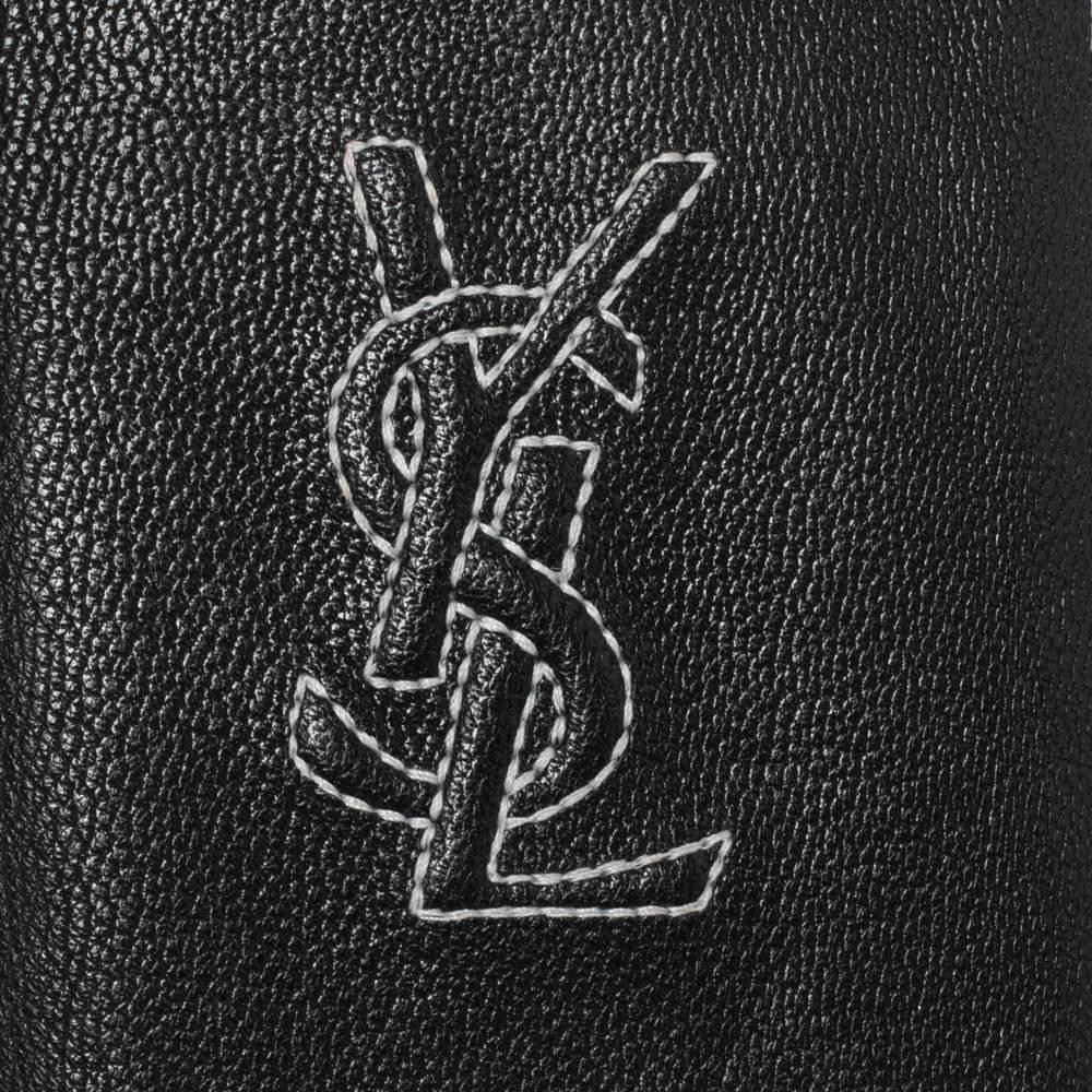 Yves Saint Laurent Black Leather Phone Cover 1