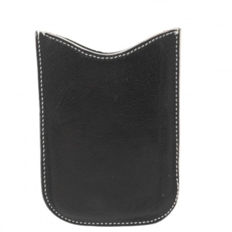 Donna Yves Saint Laurent - Cover in pelle nera per telefono in vendita