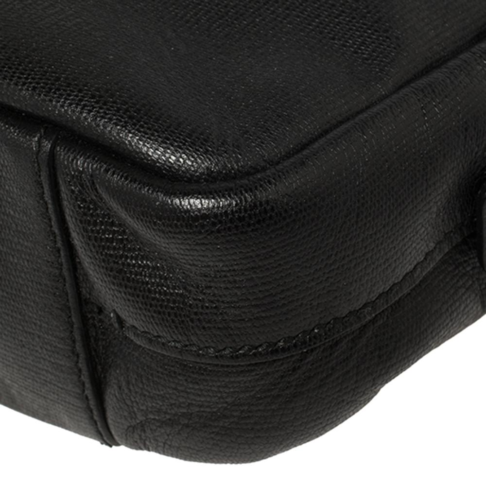 Yves Saint Laurent Black Leather Pouch 1