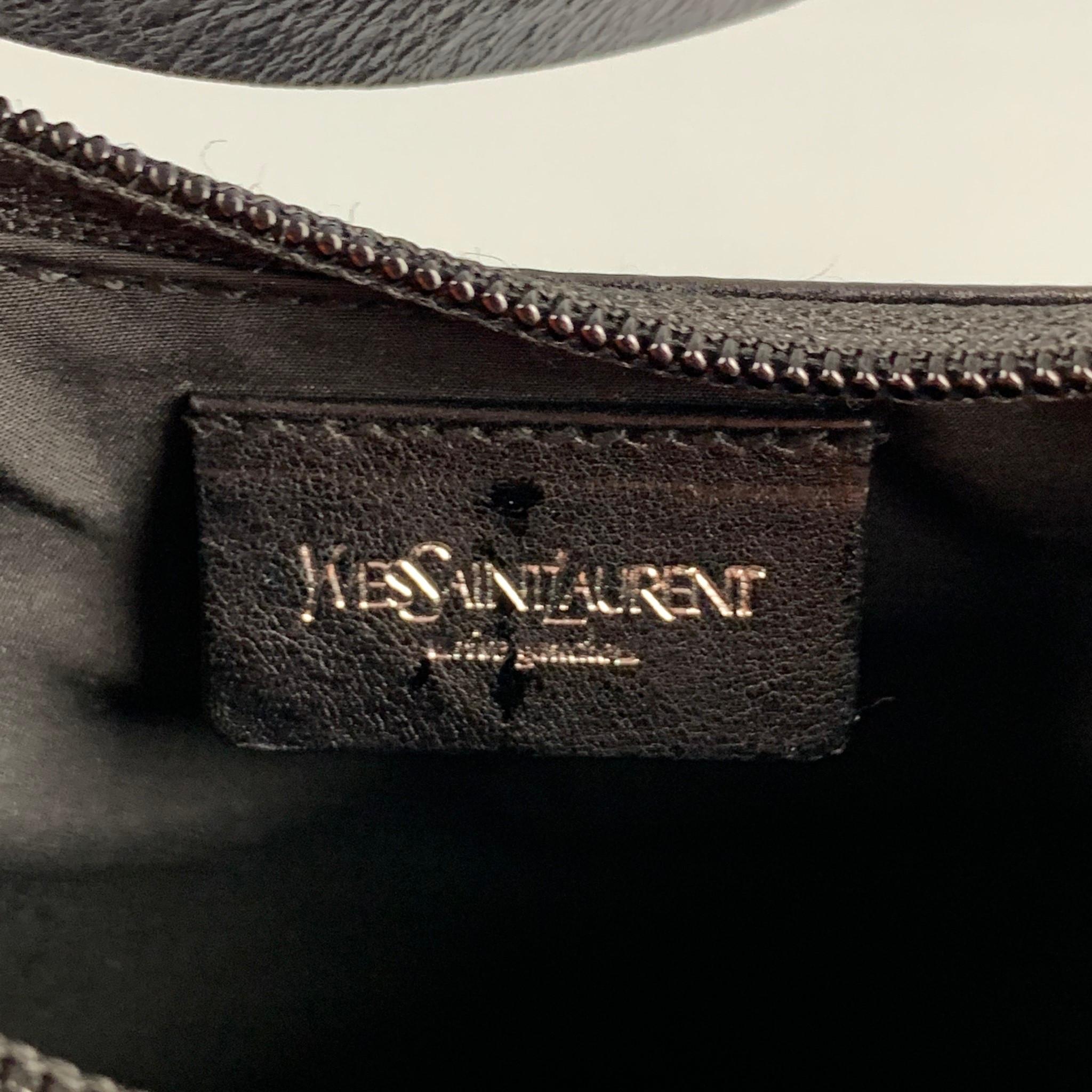 YVES SAINT LAURENT Black Leather Shoulder Mini Bag 2