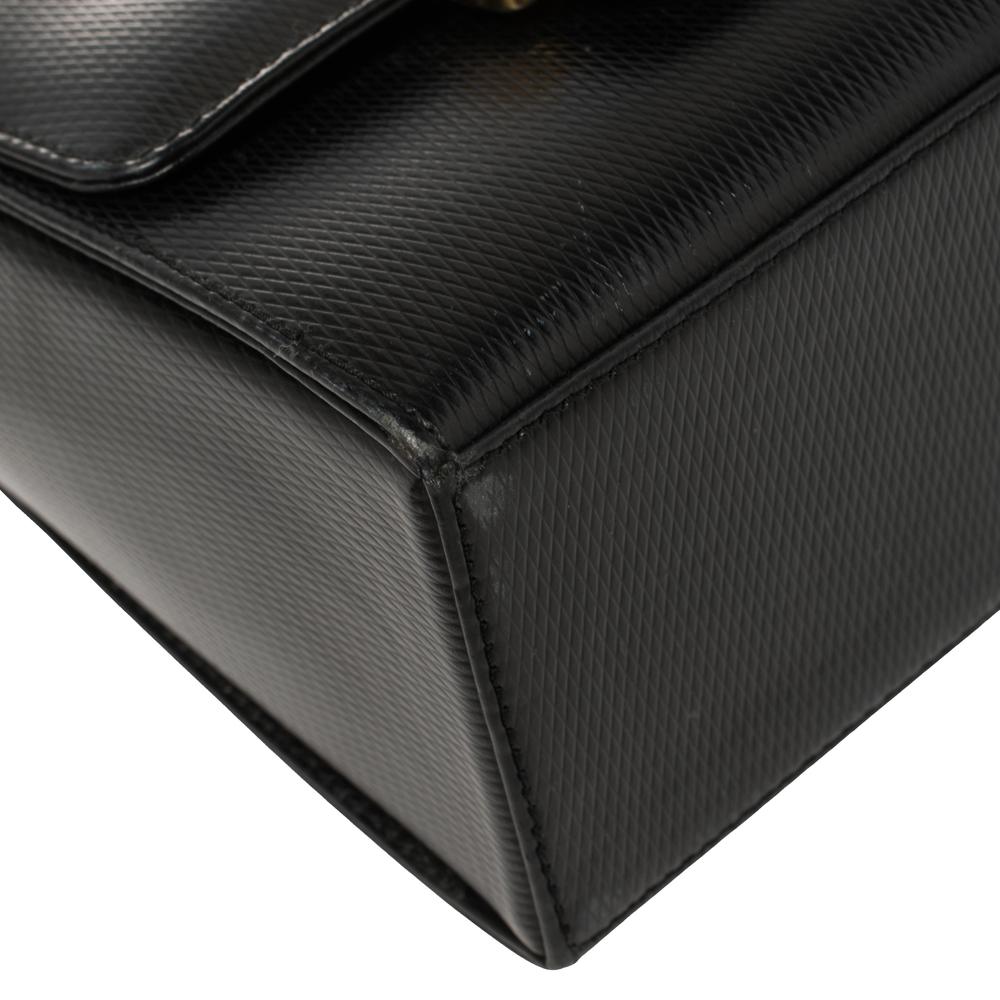 Yves Saint Laurent Black Leather Top Handle Bag 3