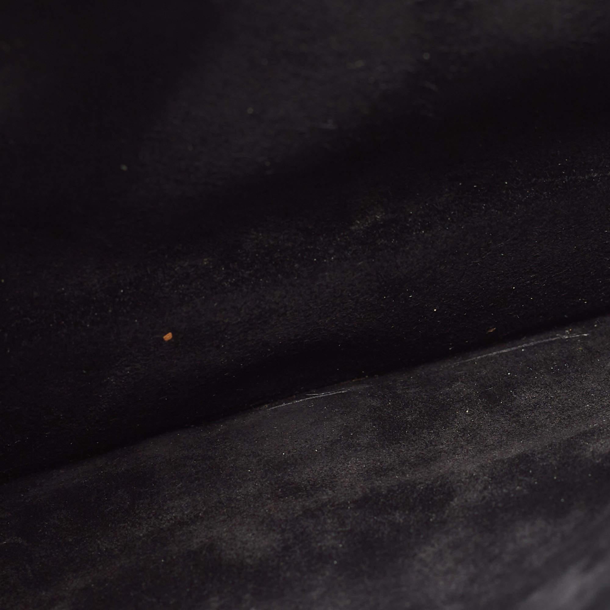 Yves Saint Laurent Black Leather Y-Ligne Flap Shoulder Bag 3