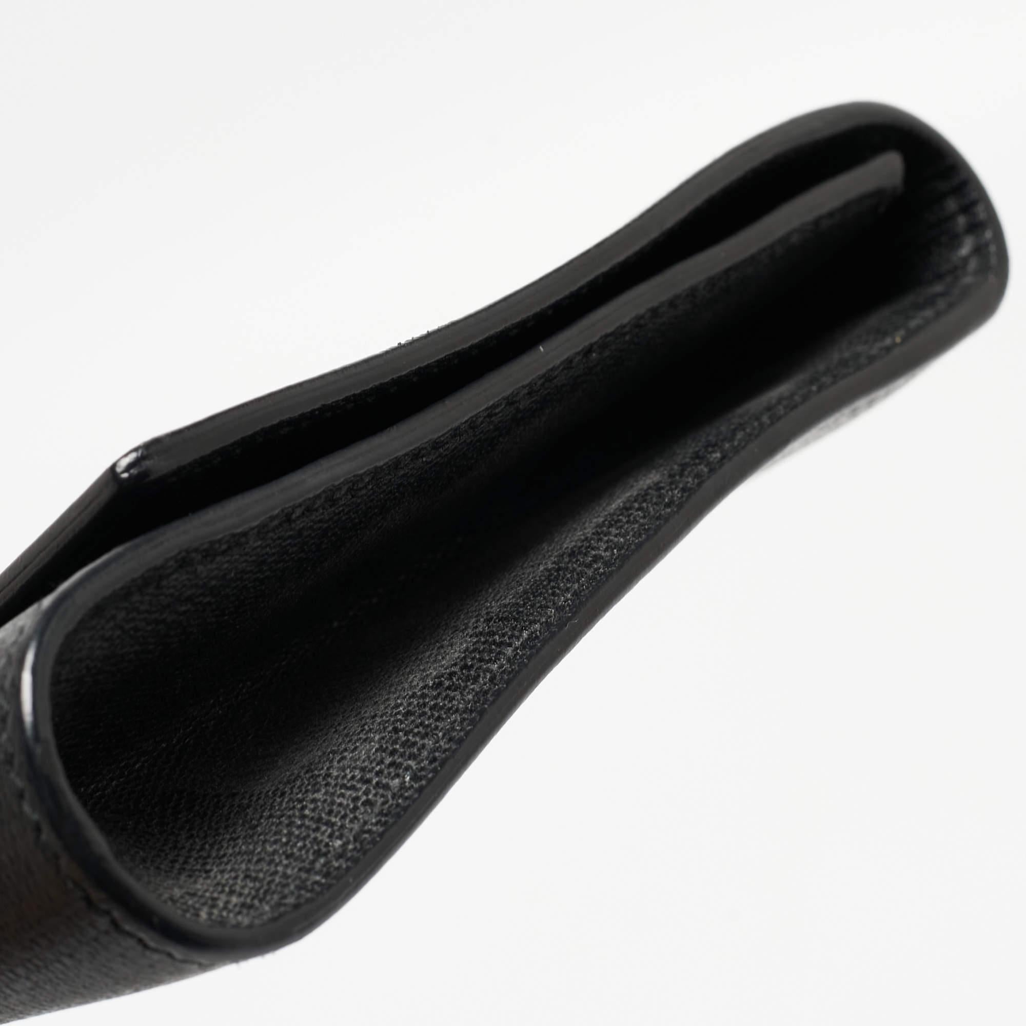 Yves Saint Laurent Black Leather Y Line Clutch 5