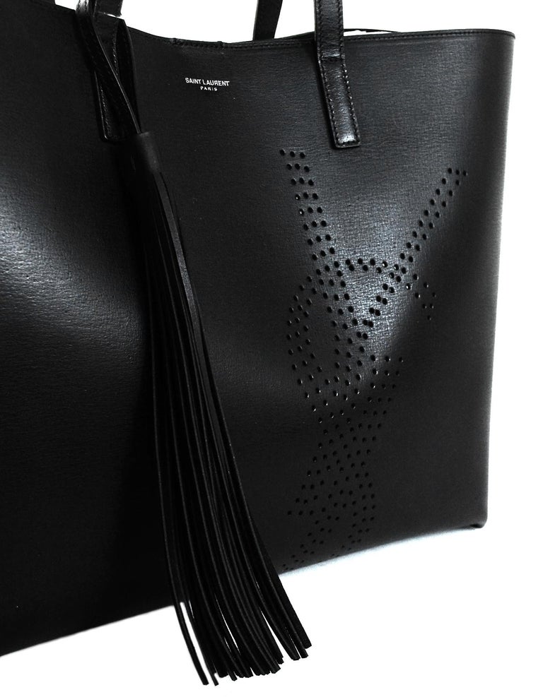 Ysl perforated tote clearance