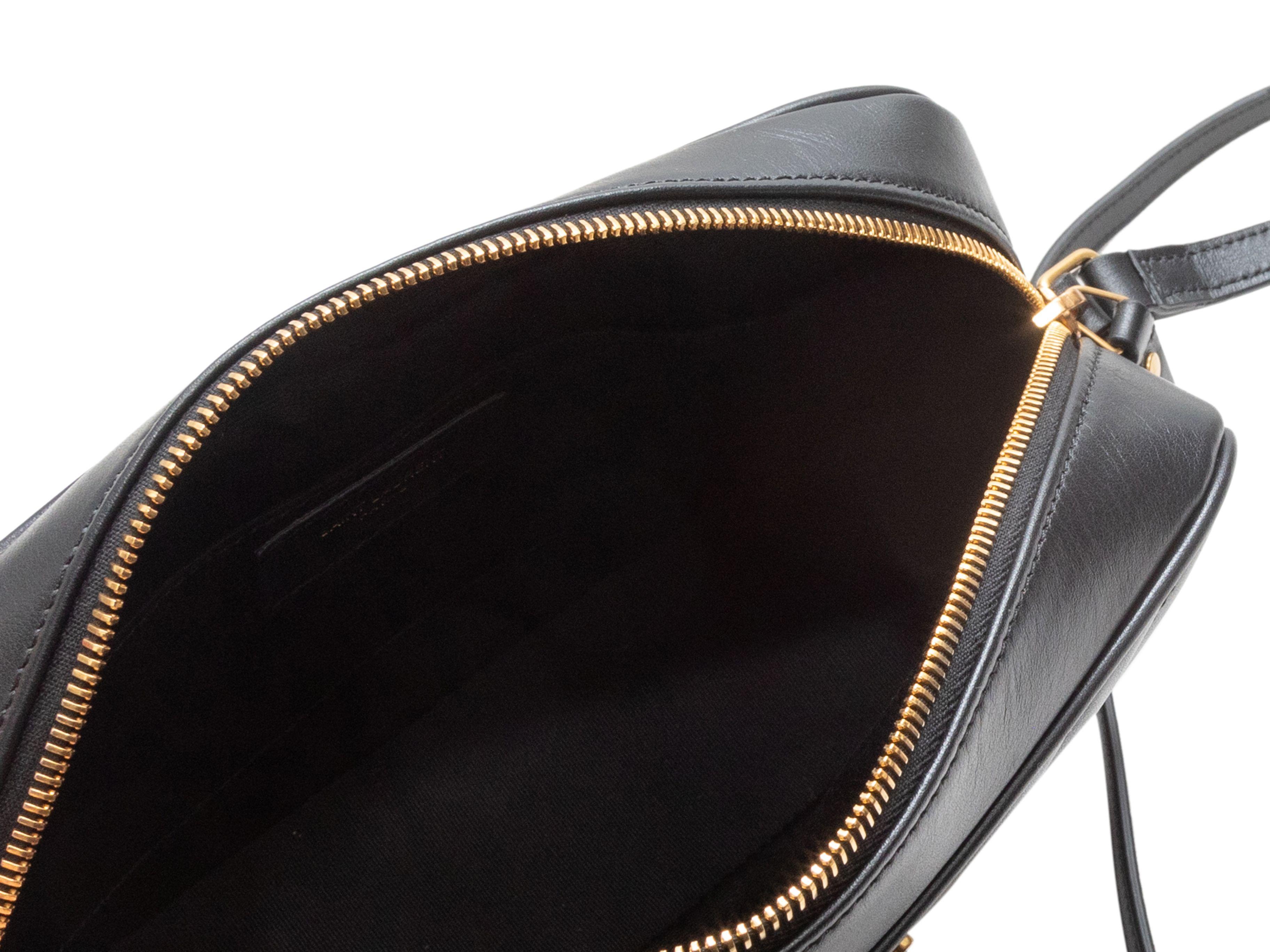 Yves Saint Laurent Black Lou Quilted Camera Bag For Sale at 1stDibs