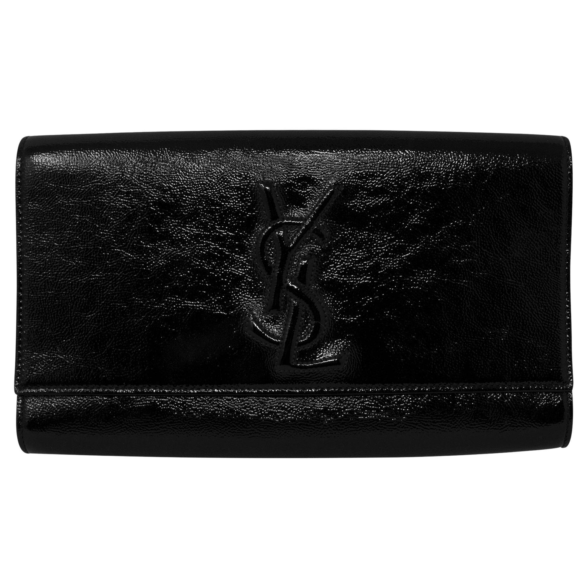 Pochette noire Yves Saint Laurent en vente