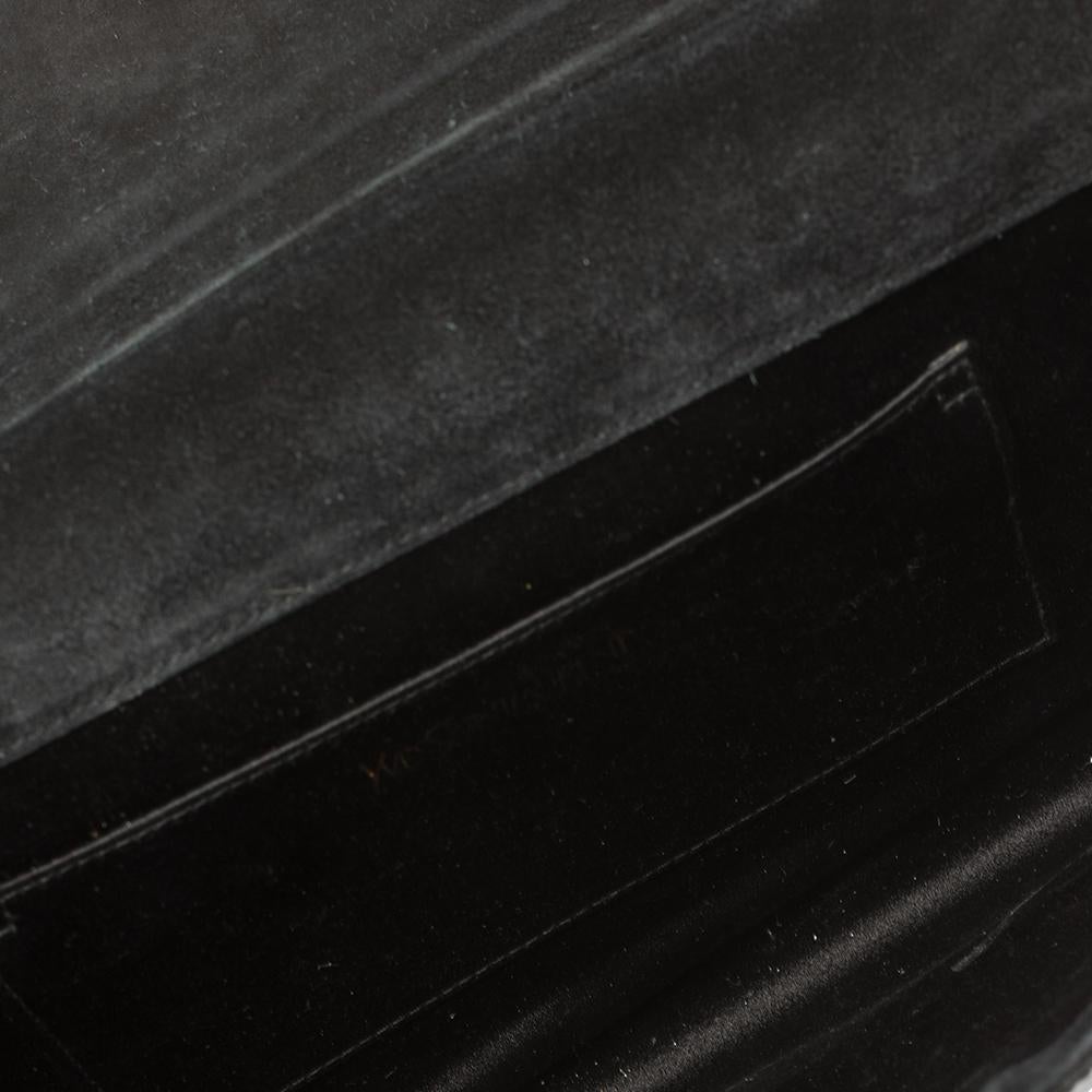 Yves Saint Laurent Black Patent Leather Belle De Jour Clutch 7