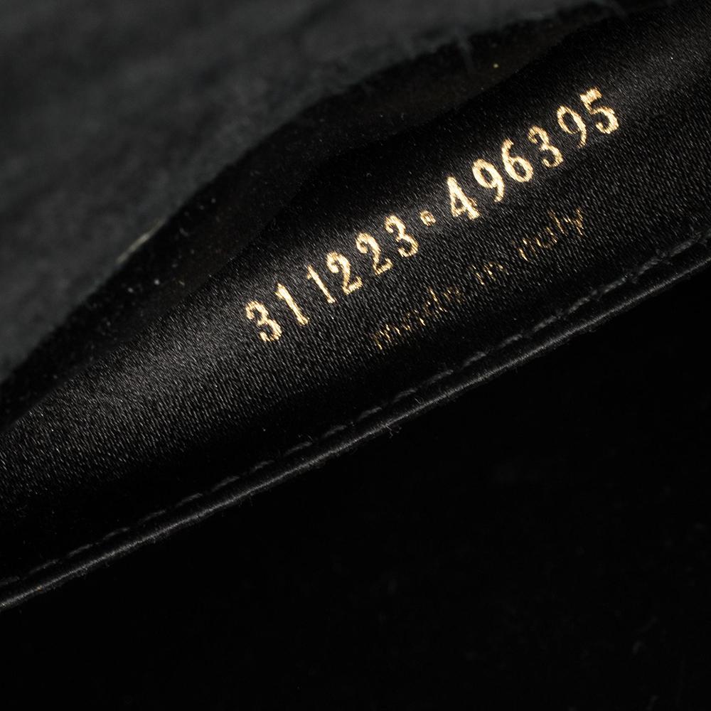 Yves Saint Laurent Black Patent Leather Belle De Jour Clutch 5