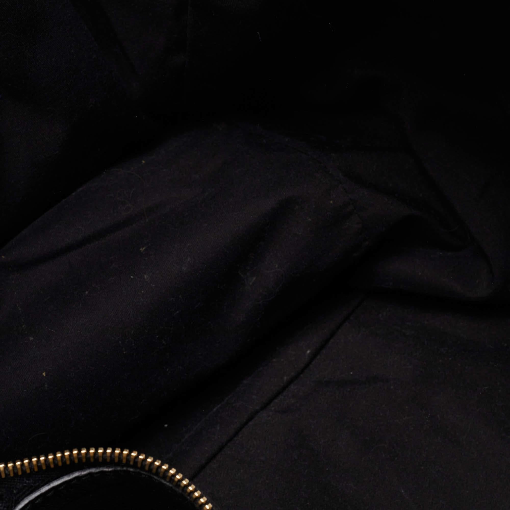 Yves Saint Laurent Black Patent Leather Large Downtown Tote 3