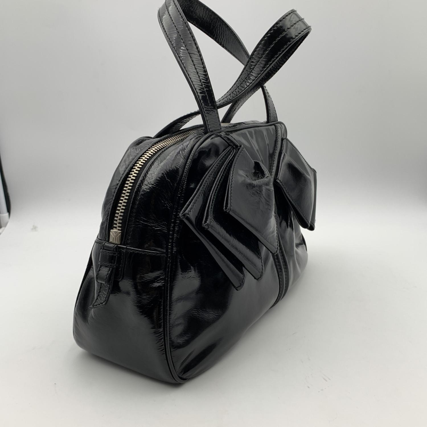 patent leather ysl bag