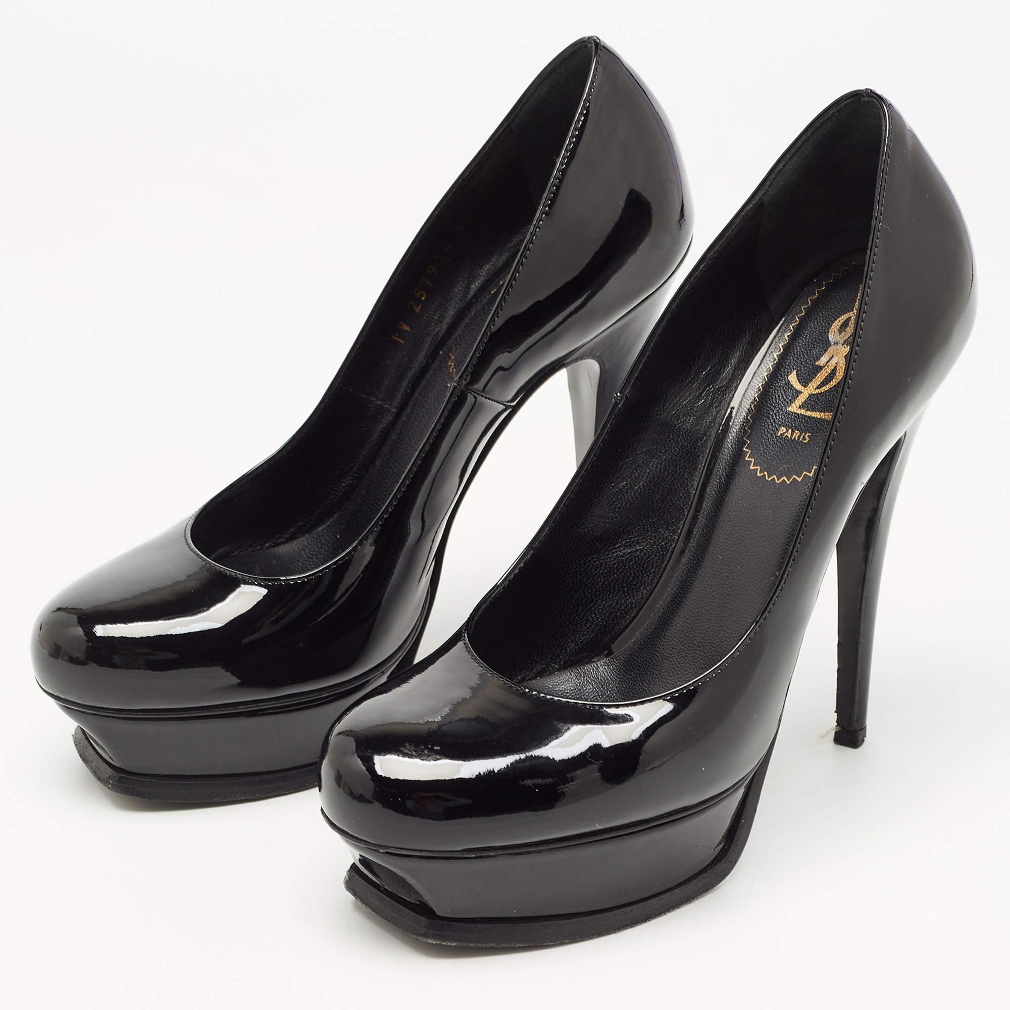 Make a chic style statement with these designer pumps. They showcase sturdy heels and durable soles, perfect for your fashionable outings!