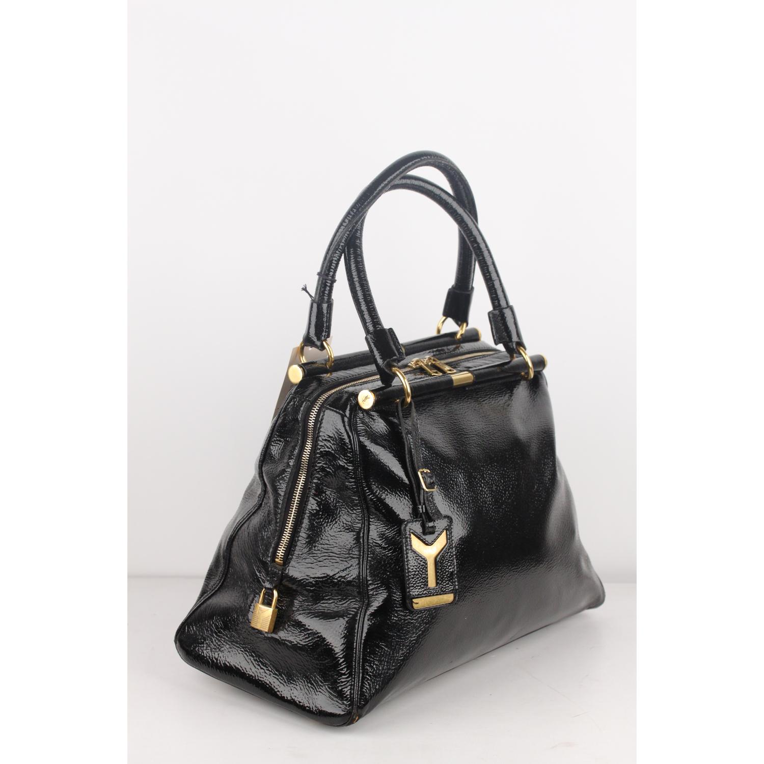 patent leather ysl bag