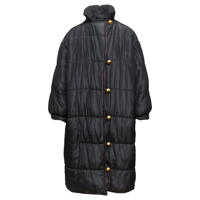 Yves Saint Laurent Black Puffer Coat at 1stDibs