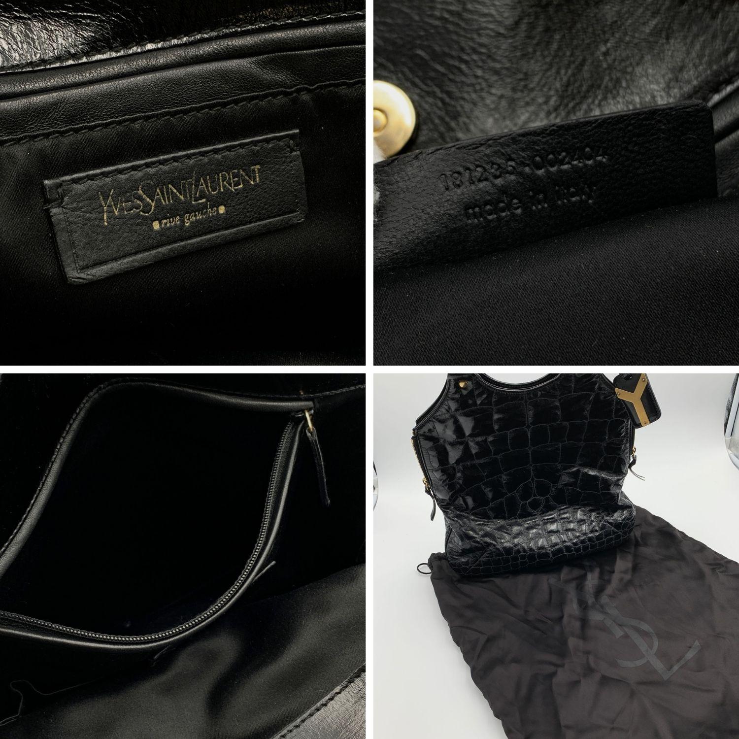 Yves Saint Laurent Black Quilted Leather Metropolis Tribute Bag 1