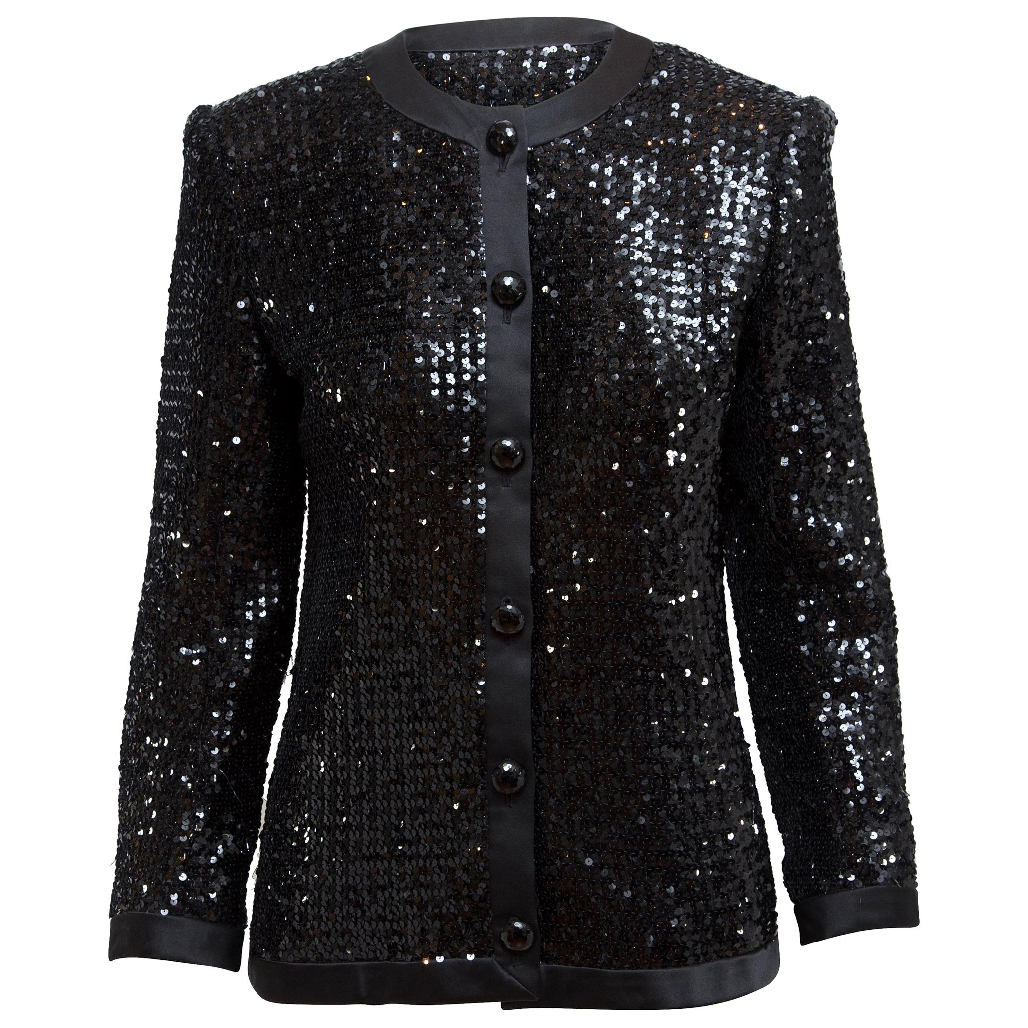 silk evening jacket