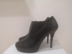 Yves Saint Laurent Vintage Black Women's Shoes Size 39, Circa 1990s