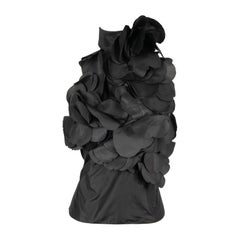 Yves Saint Laurent Black Silk Open-Back Top Yves Saint Laurent Black Silk Open-Back Top