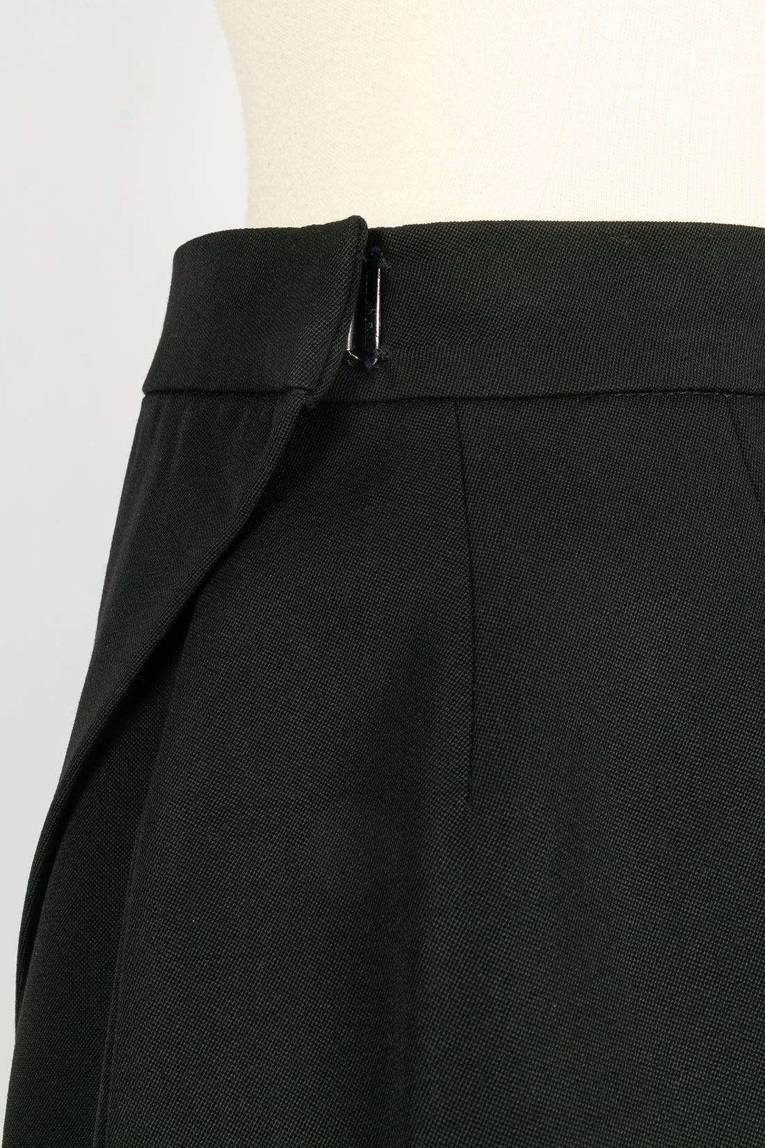 Yves Saint Laurent Black Skirt Suit For Sale 7