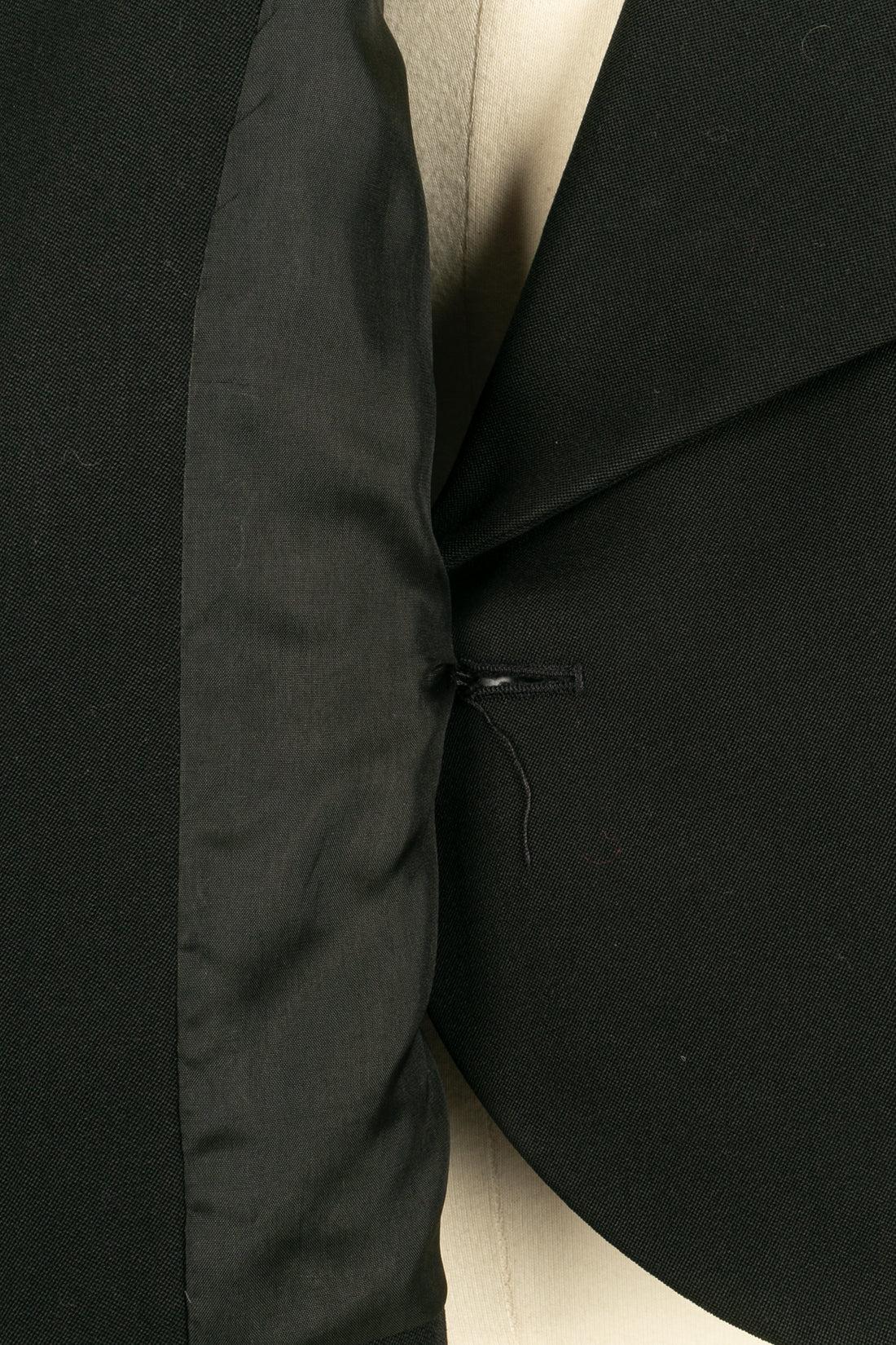 Yves Saint Laurent Black Skirt Suit For Sale 10