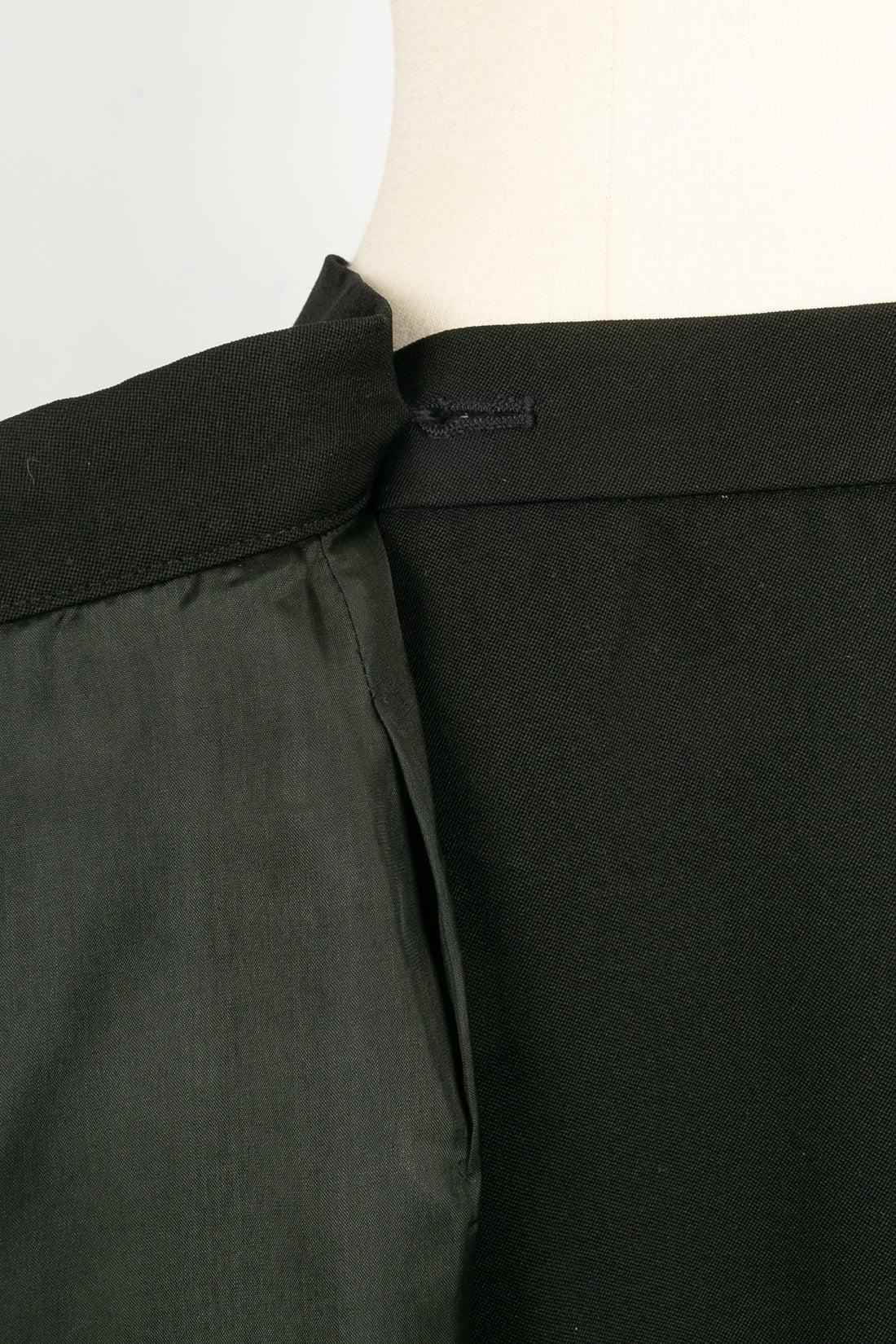 Yves Saint Laurent Black Skirt Suit For Sale 11