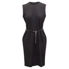 Yves Saint Laurent Black Sleeveless Dress