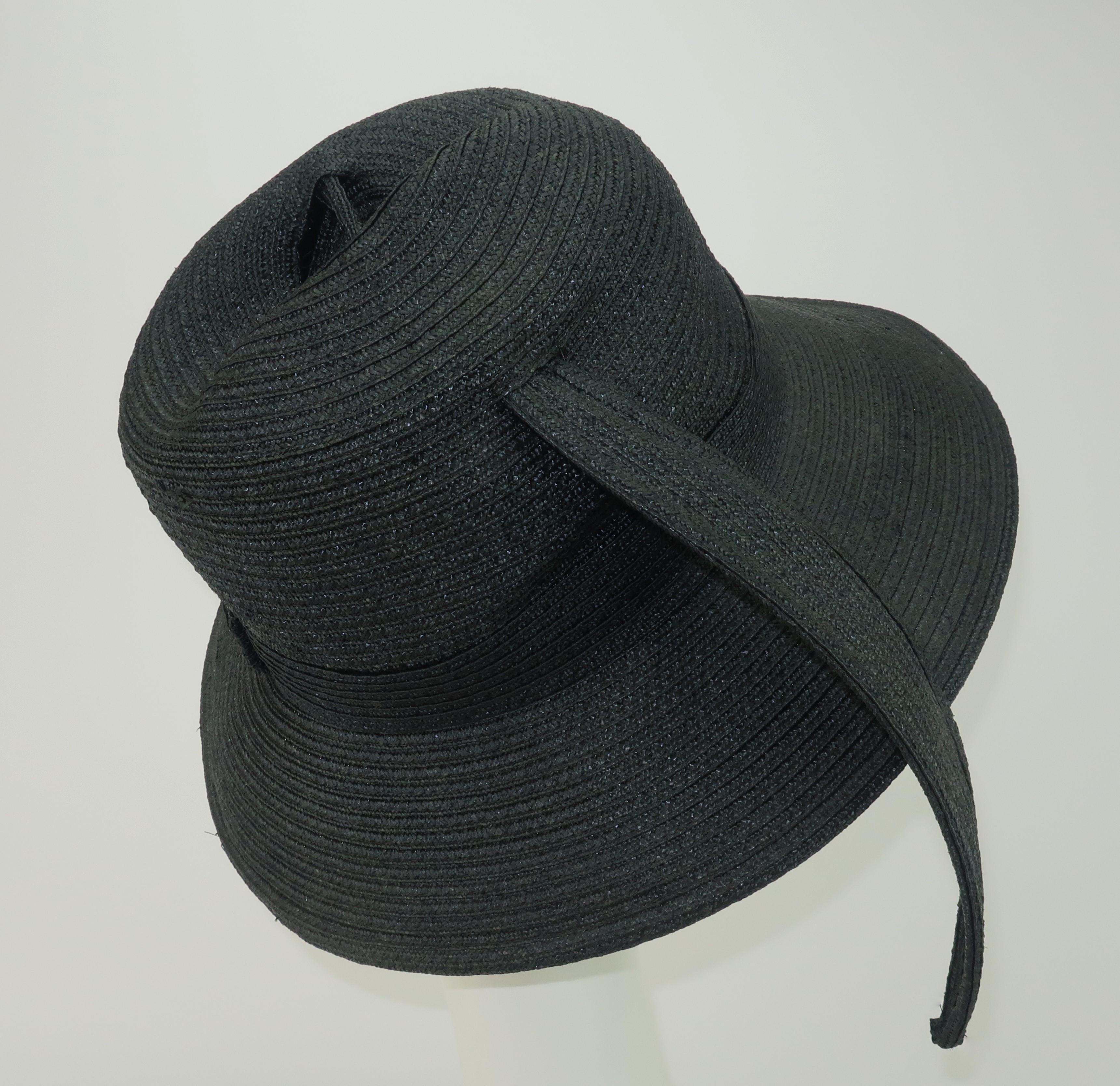 ysl straw bucket hat