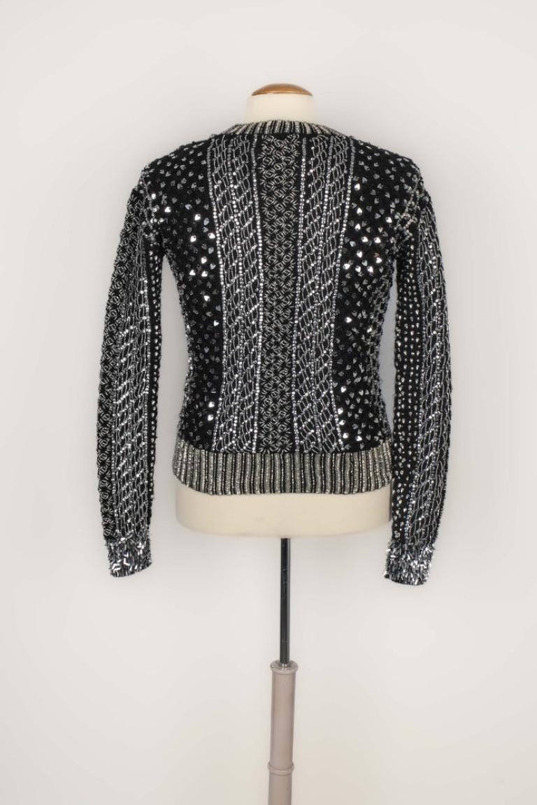 Yves Saint Laurent Black Sweater In Excellent Condition For Sale In SAINT-OUEN-SUR-SEINE, FR