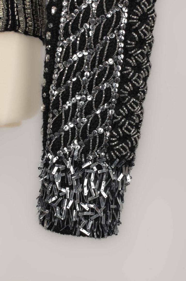 Yves Saint Laurent Black Sweater For Sale 2