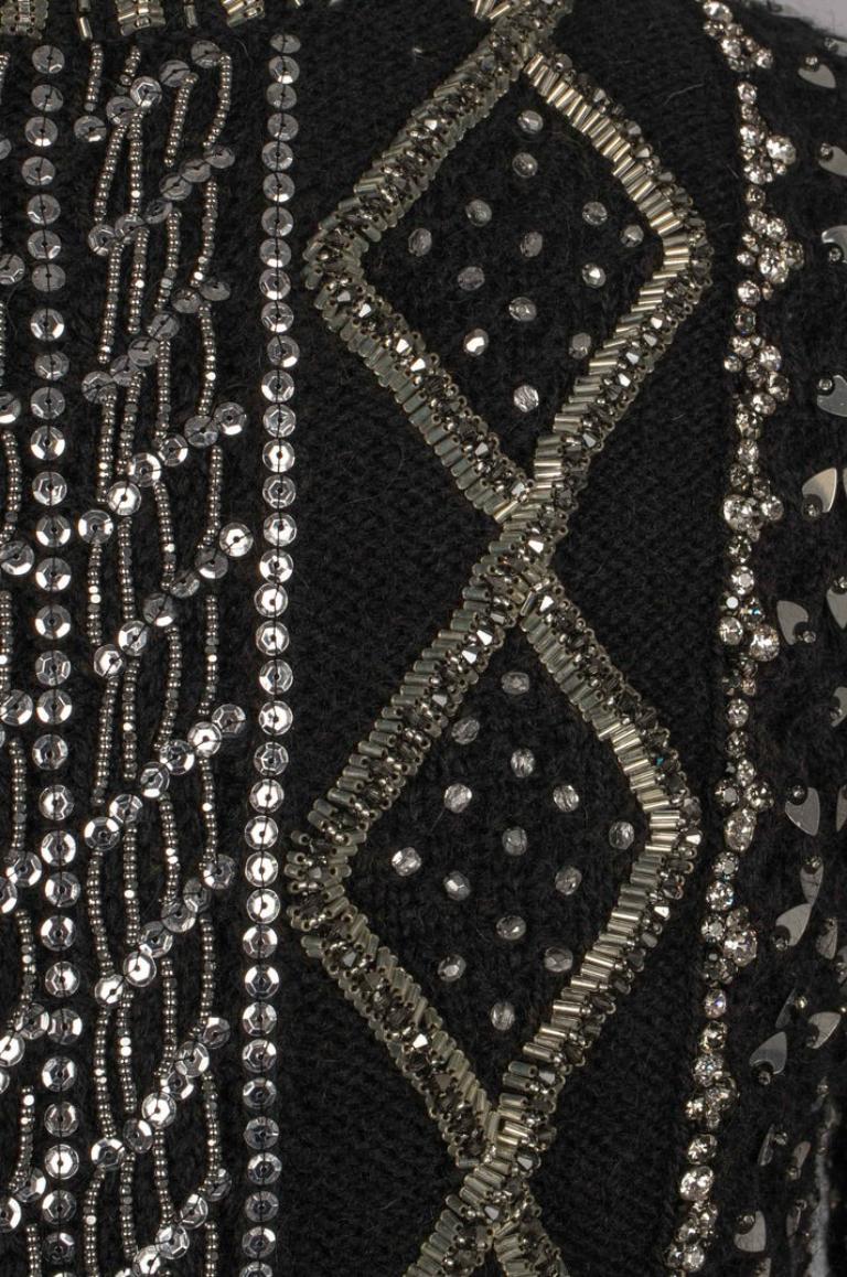 Yves Saint Laurent Black Sweater For Sale 3