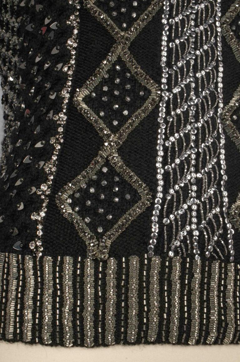 Yves Saint Laurent Black Sweater For Sale 4