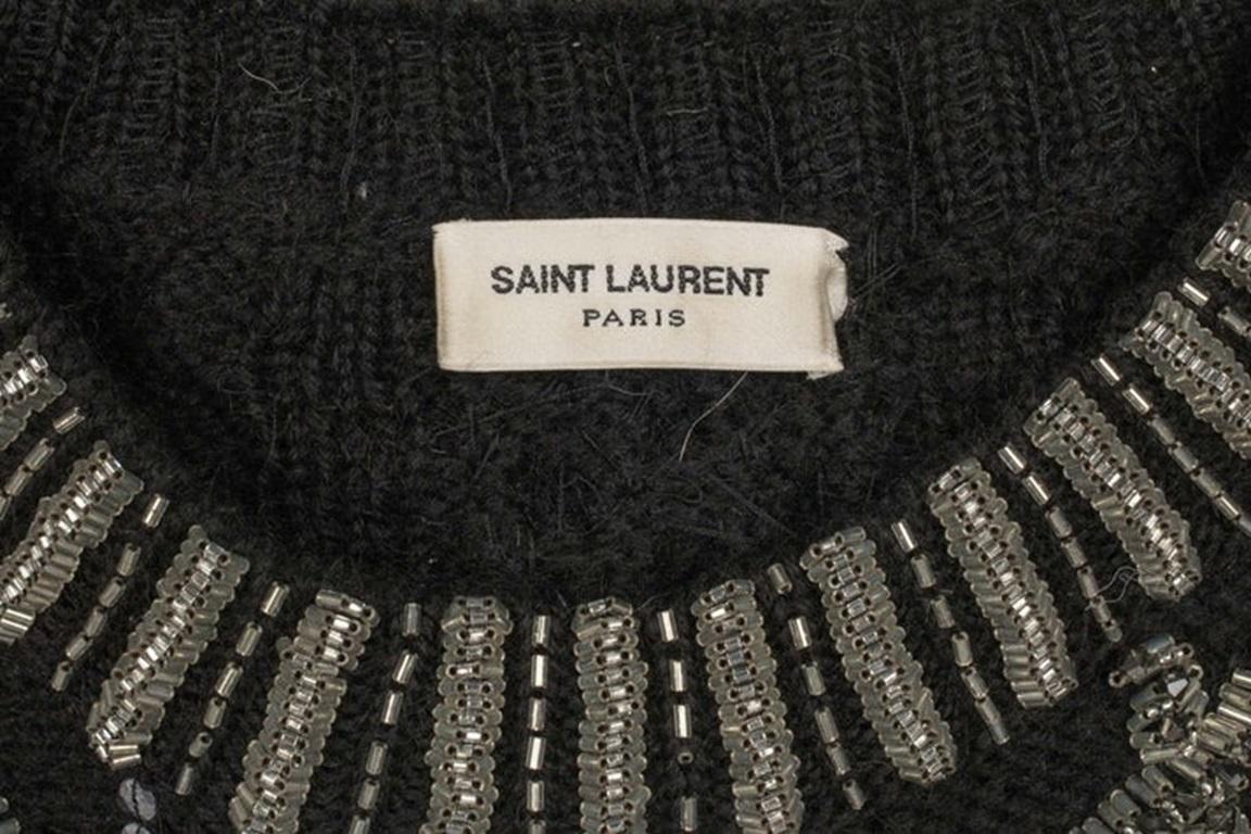 Yves Saint Laurent Black Sweater For Sale 5