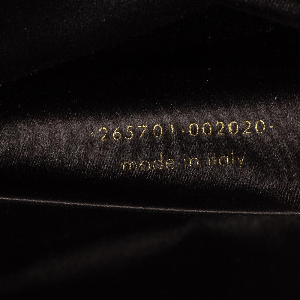 Yves Saint Laurent Black Textured Leather Y-Ligne Clutch 1