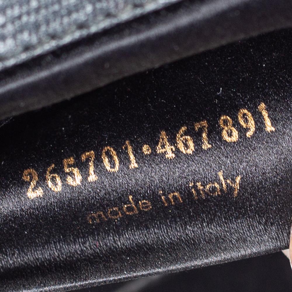 Yves Saint Laurent Black Textured Leather Y-Ligne Clutch 2