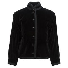 Yves Saint Laurent Black Velvet Jacket