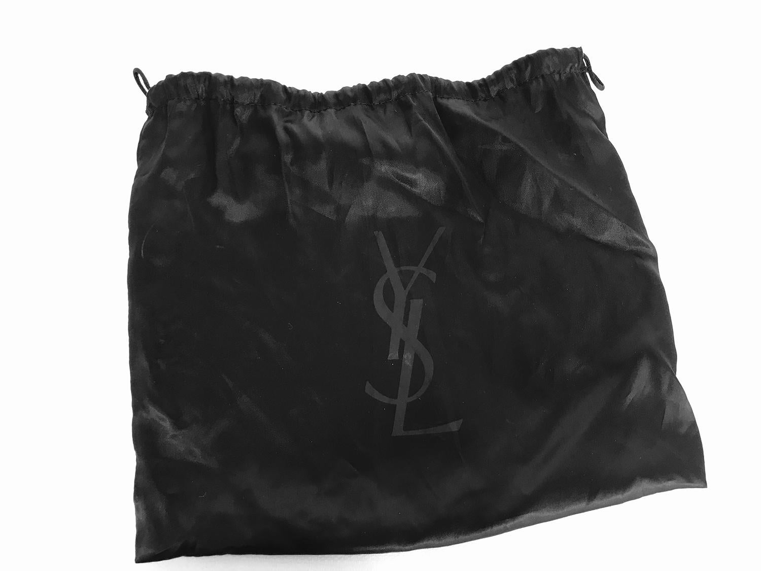 Yves Saint Laurent Black Velvet Mini Mombasa Handbag Tom Ford 7
