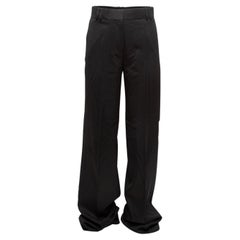 Yves Saint Laurent Black Virgin Wool Trousers