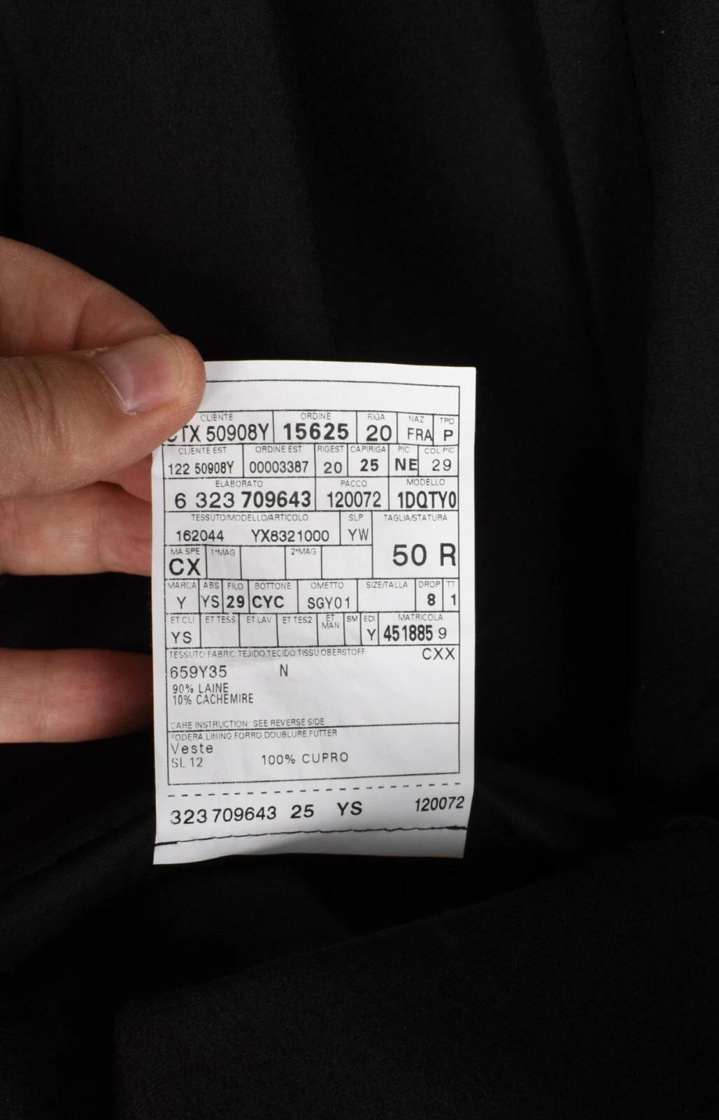 Yves Saint Laurent Blazer Rive Gauche Uomo, S1409, SHE8 in vendita 1