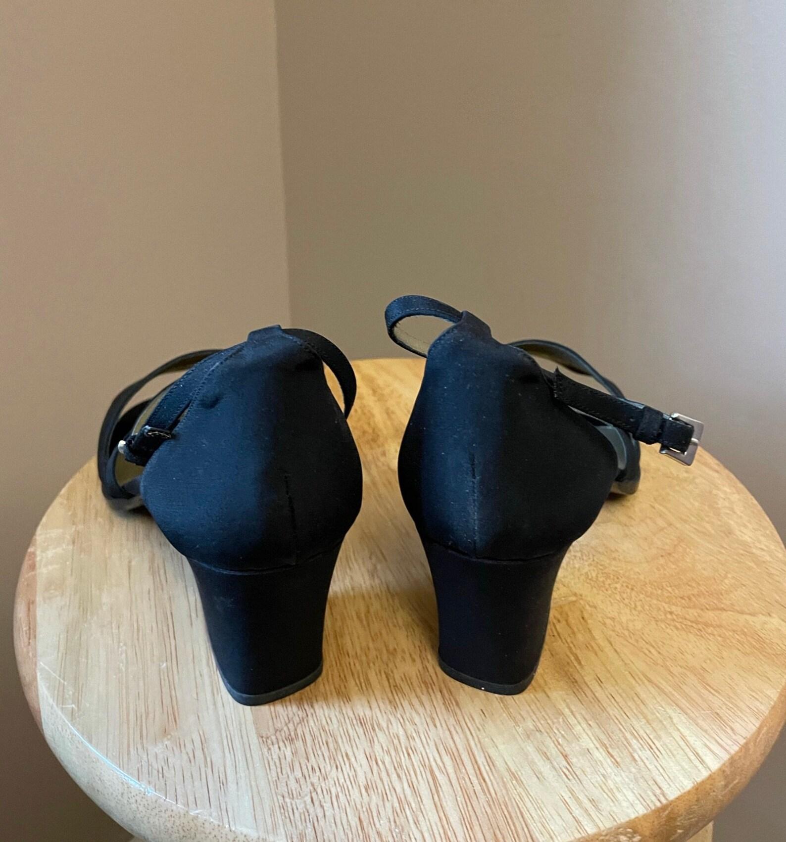 Yves Saint Laurent Block Heel Sandals, Circa 1990s For Sale 4