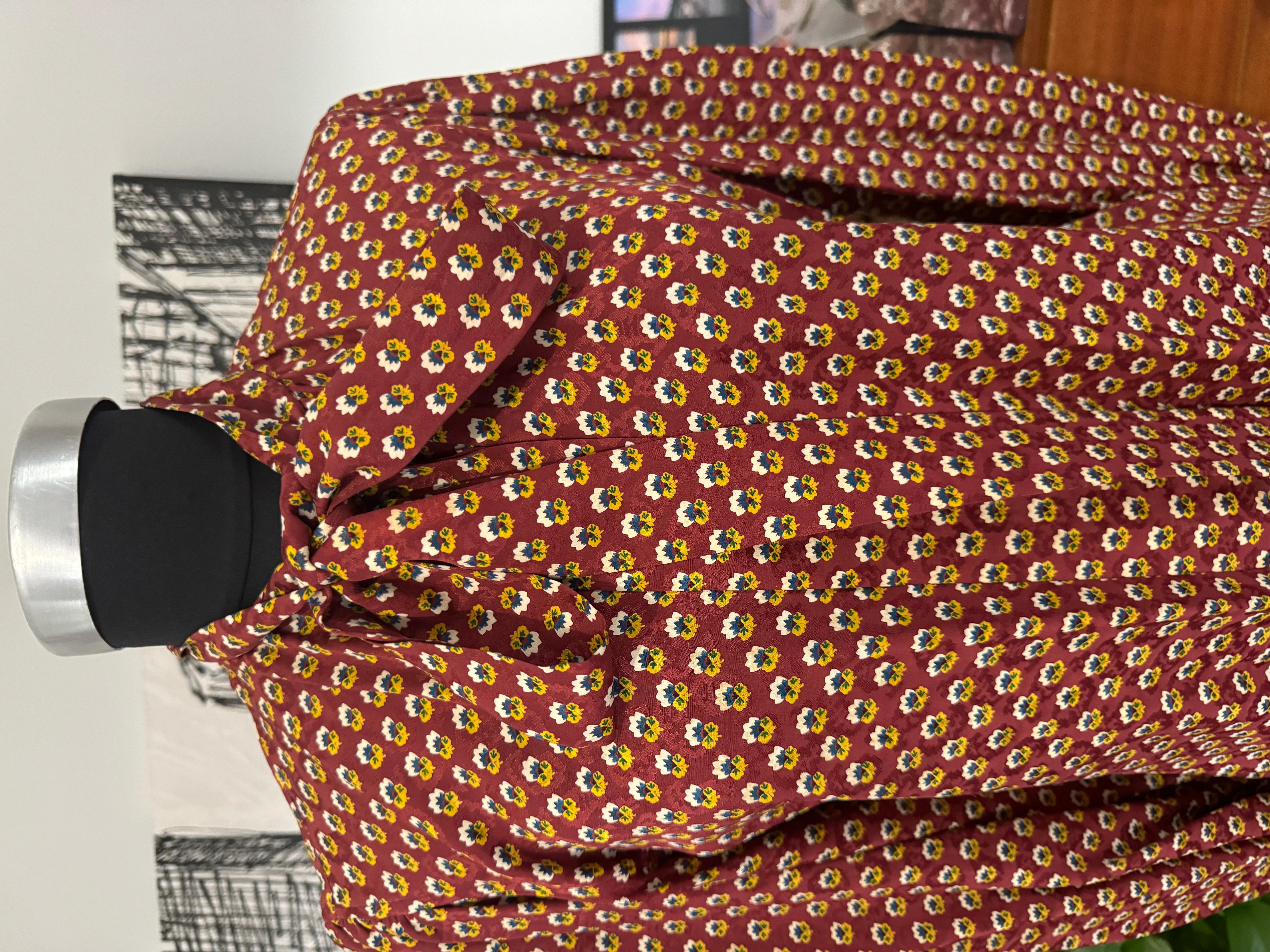 YVES Saint Laurent Blouse Silk 1976 Collection YSL For Sale 1