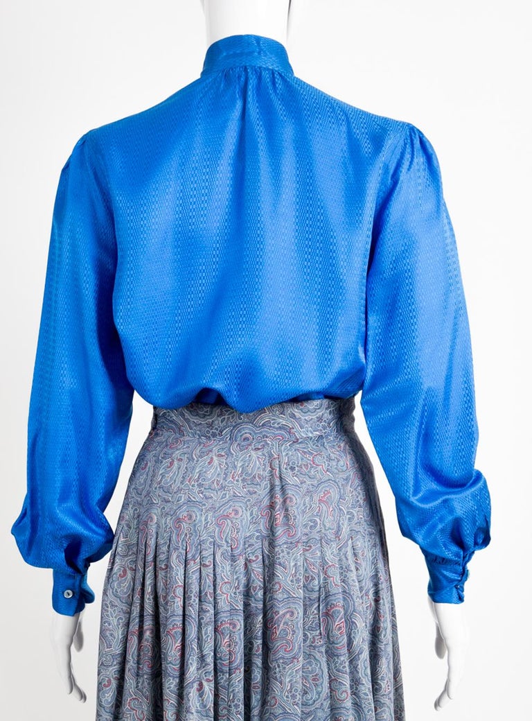 yves saint laurent velvet bow tie