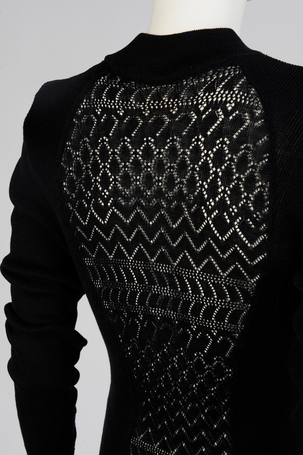 Yves Saint Laurent Bodycon Ribbed-Knit Dress 1
