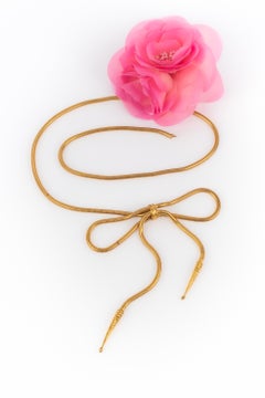 Yves Saint Laurent 'bow' belt