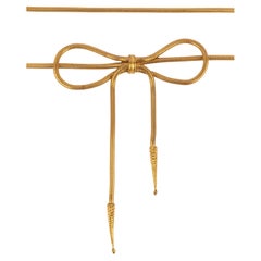 Yves Saint Laurent 'bow' belt