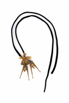 Yves Saint Laurent bow necklace