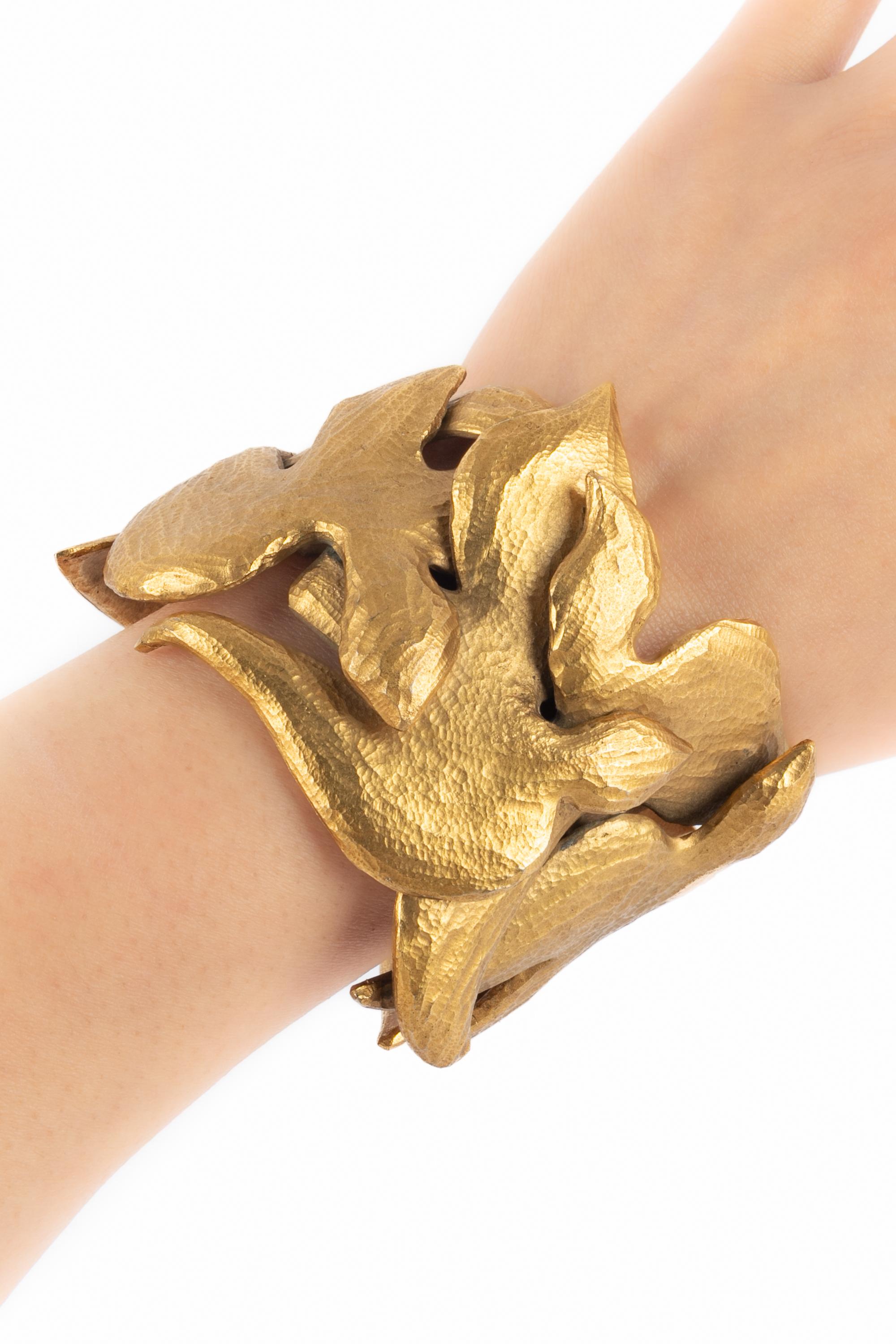 Bracelet haute couture Yves Saint Laurent 1988 4